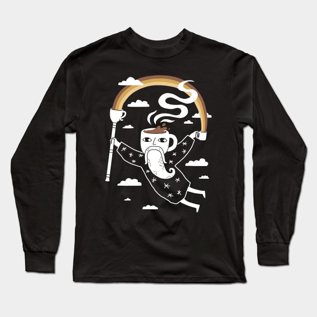 Joe The Coffee Wizard Long Sleeve T-Shirt by obinsun